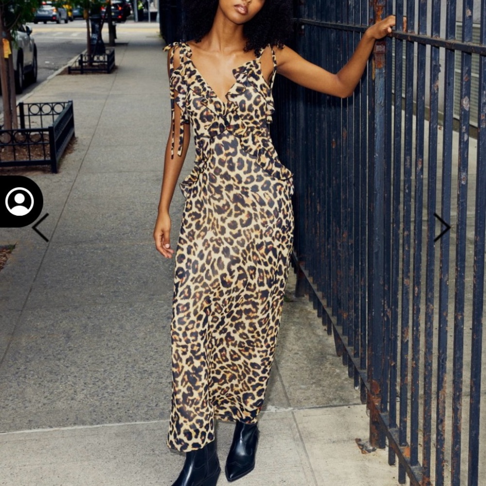 ADALINA DRESS LEOPARD